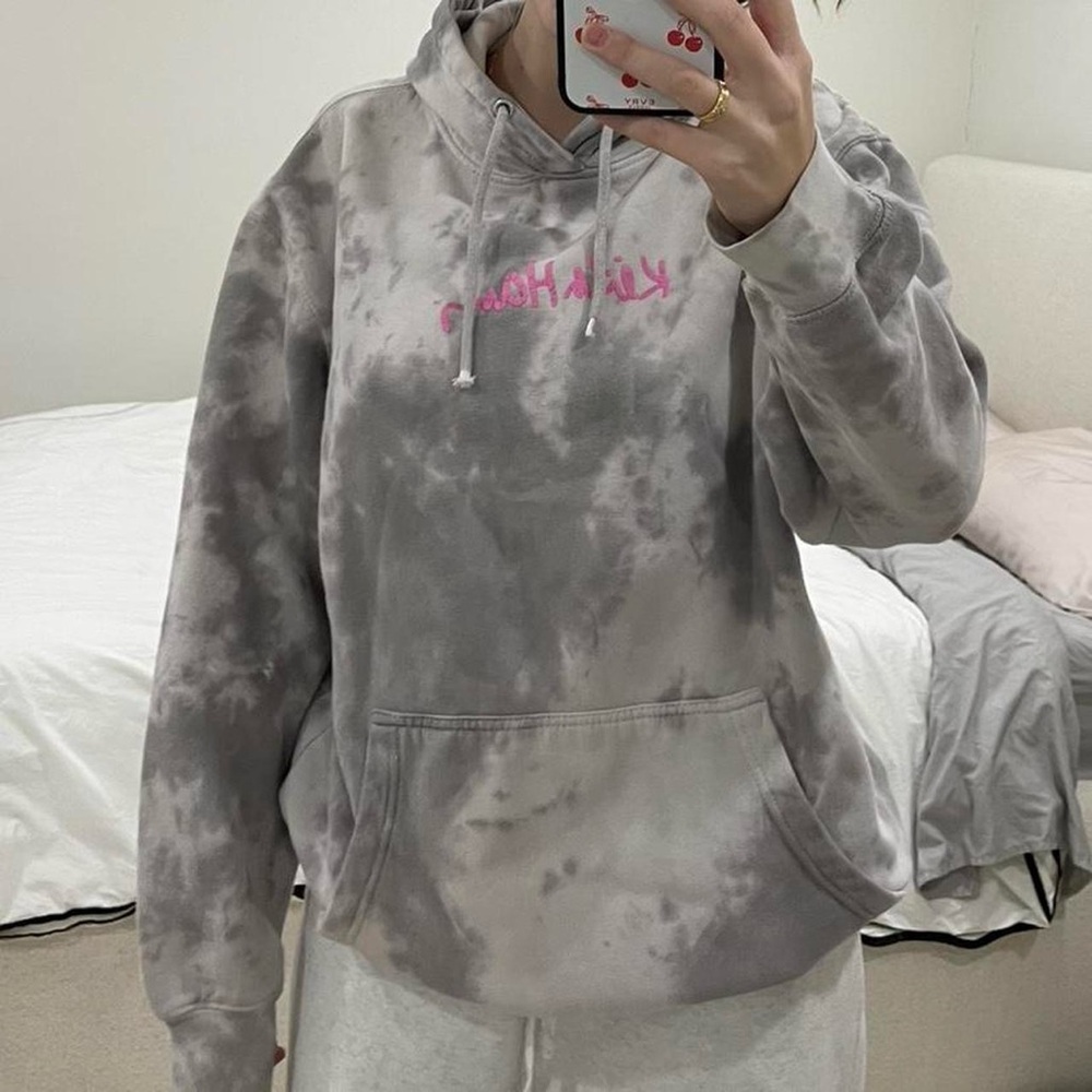 Urban Outfitters Keith Haring Tie-Dye and pink sweatshirt size M